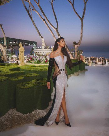 شاهد .. بالصورة- نور الغندور بفستان أنيق من نيكولا جبران في أحدث إطلالة لها