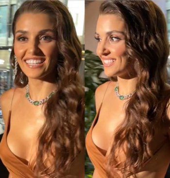 شاهد .. هاندا أرتشيل بإطلالة أنيقة للغاية.. والجرأة عنوانها