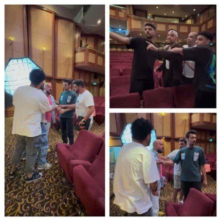 حقيقة مشاجرة محمود العسيلي ومطرب مهرجانات