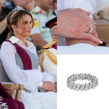 شاهد .. خاتم الملكة رانيا يلفت الأنظار.. إليكم تصميمه المميز وسعره المرتفع