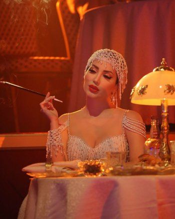 شاهد .. بالصور- نسرين طافش تلفت الأنظار بإطلالة جريئة