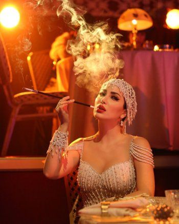 شاهد .. بالصور- نسرين طافش تلفت الأنظار بإطلالة جريئة