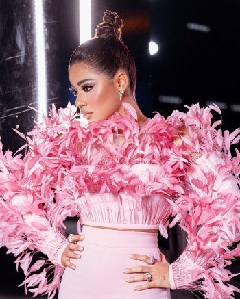 شاهد .. صيحة الريش تلازم رحمة رياض في إطلالاتها.. شـ ـاهدوا