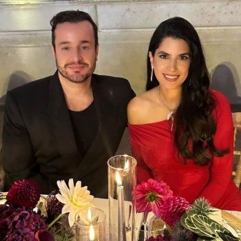 شاهد .. بأول ظهور لها بعد إعلانها حملها.. كارمن بصيبص بإطلالة أنيقة للغاية