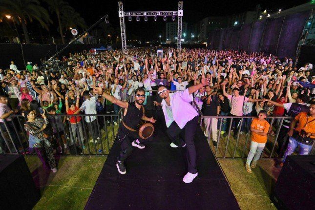 أوكا ومسلم يشعلان حماس جمهور الإسكندرية تحت شعار "الجياد بيفرح".. صور