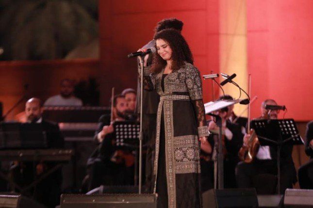 نسمة محجوب تتألق بأغانى أم كلثوم ووردة فى حفل مهرجان الموسيقى العربية لدورته ٣٢