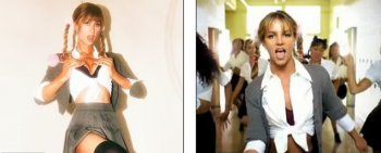 شاهد .. باريس هيلتون بإطلالة مشابهة لـ بريتني سبيرز منذ 25 عاماً