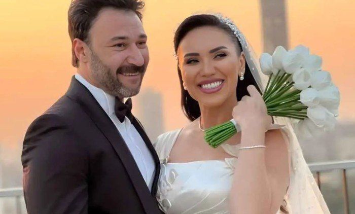 بحضور نجوم الفن.. مي فاروق ومحمد العمروسي يحتفلان بزفافهما في أجواء ساحرة على نيل القاهرة