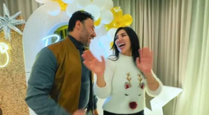 مي فاروق ومحمد العمروسي يرقصان على أنغام رضا البحراوي بعد الانتقادات (فيديو)