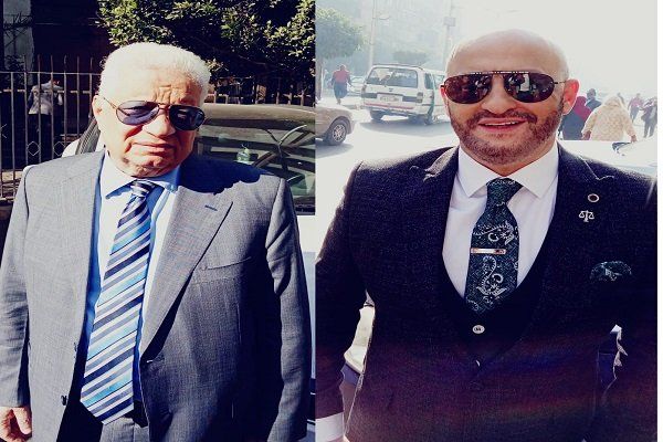 بالصور.. مرتضى منصور وشريف حافظ يصلان محكمة جنوب الجيزة لاستكمال محاكمة عمر زهران وهالة صدقي