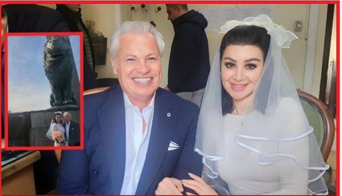 أروى جودة تحتفل بعقد قرانها على كوبري قصر النيل (صور)