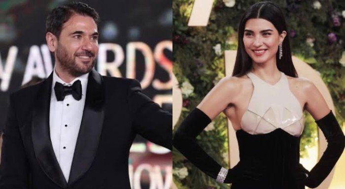 بالفيديو.. اتفرج نظرات أحمد عز لـ توبا في جوي اوورد تشعل مواقع التواصل الاجتماعي