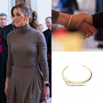 شاهد .. سوار يد الملكة رانيا يلفت الأنظار.. وهذه تفاصيله وسعره