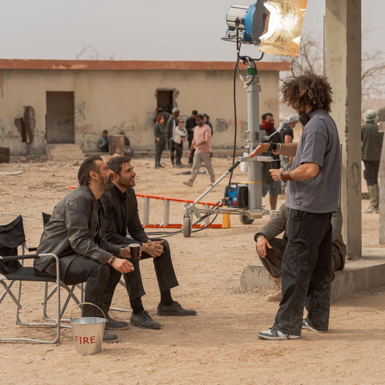 إنتاج بمعايير استثنائية.. كواليس تصوير فيلم The Seven Dogs فى الرياض (صور)