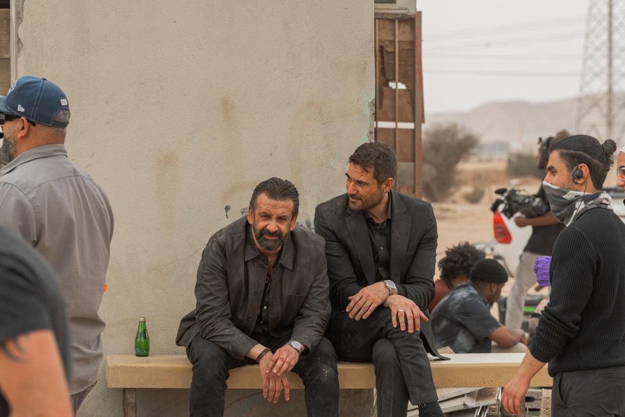 إنتاج بمعايير استثنائية.. كواليس تصوير فيلم The Seven Dogs فى الرياض (صور)