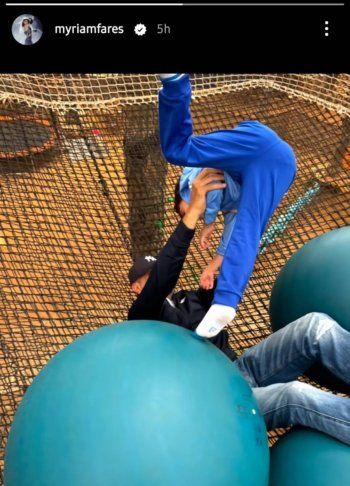 شاهد .. ميريام فارس تحتفل بعيد ميلاد إبنها البكر بأجواء طفولية مميزة