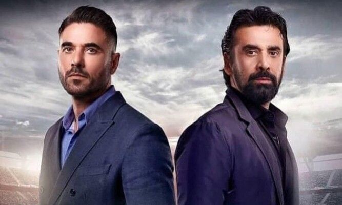 شاهد .. بندبات على وجهيهما.. أحمد عز يشارك متابعيه كواليس "The Seven Dogs" مع كريم عبد العزيز