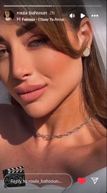 شاهد .. رولا بحسون تشوّق متابعيها بجلسة تصوير بفستان الزفاف .. فماذا تحضر ؟ - بالصور