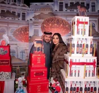 شاهد .. بأجواء رومانسية.. أحلام تحتفل بعيد ميلادها مع زوجها مبارك الهاجري