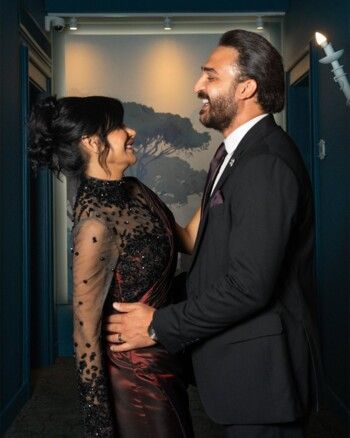 شاهد .. رشا شربتجي توجه رسالة رومانسية لزوجها في عيد الحب