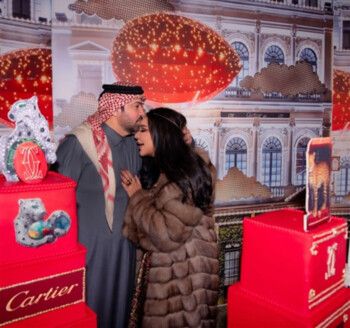 شاهد .. بأجواء رومانسية.. أحلام تحتفل بعيد ميلادها مع زوجها مبارك الهاجري