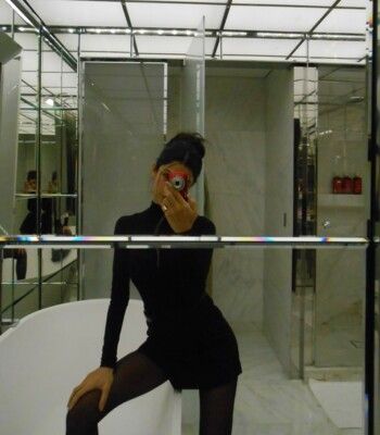 شاهد .. بالصور- هدى المفتي تخطف القلوب بإطلالتها السوداء