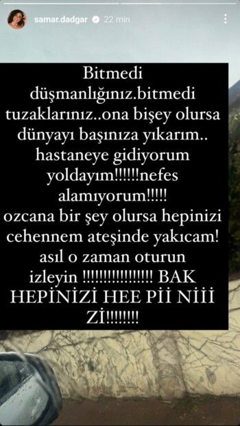 شاهد .. بالصورة- أوزجان دينيز يتعرض لنوبة قلبية و ينتقل إلى المستشفى..و زوجته تهدد عائلته