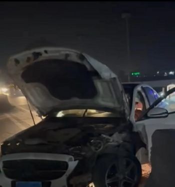 شاهد .. محمد نجاتي يتعرض لحادث سير مروع