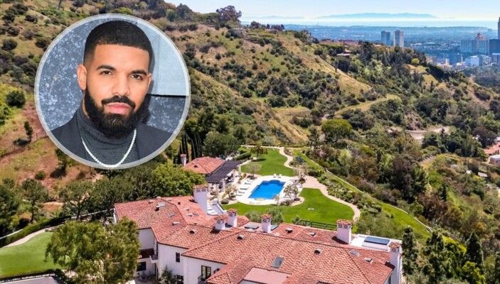 شاهد .. فيه أفخم وسائل الرفاهية.. قصر دريك في لوس أنجلوس معروض للبيع بمبلغ ضخم