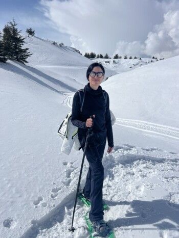 شاهد .. بياريت قطريب تمضي وقتها في أرز لبنان وتنشر هذه الصور الرائعة