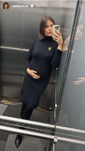 شاهد .. هكذا أطلت نبيلة عواد مع تقدم حملها- بالصورة