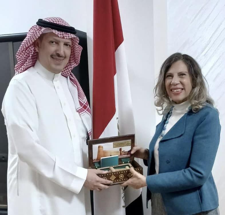 السفيرة سيريناد جميل تستقبل سفير المملكة السعودية في جورجيا وأرمينيا