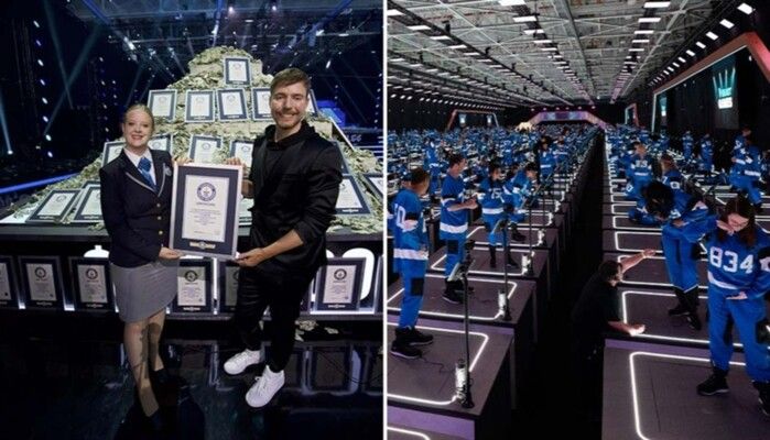 شاهد .. مستر بيست يحطم 44 رقماً قياسياً في "ألعاب بيست"