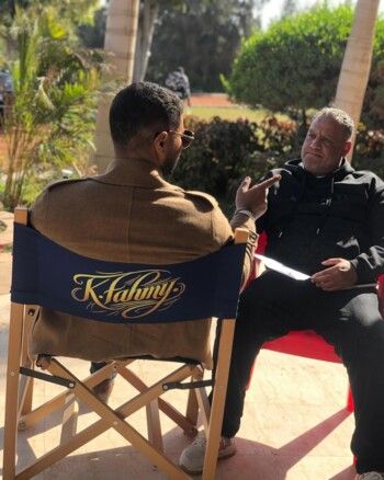 شاهد .. بشخصية "فارس ابو العزم".. كريم فهمي يطل على متابعيه من كواليس "وتقابل حبيب"