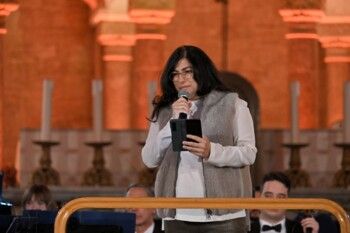 شاهد .. هبة القواس تعلن رسمياً إطلاق الجوقة الفلهارمونية الوطنية وتقول: "لبنان كالموسيقى لا يستسلم للصمت"