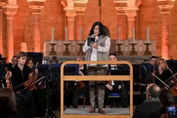 شاهد .. هبة القواس تعلن رسمياً إطلاق الجوقة الفلهارمونية الوطنية وتقول: "لبنان كالموسيقى لا يستسلم للصمت"