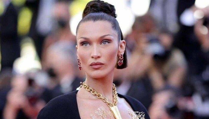 شاهد .. إطلالة جريئة لـ بيلا حديد تبرز من خلالها أنوثتها