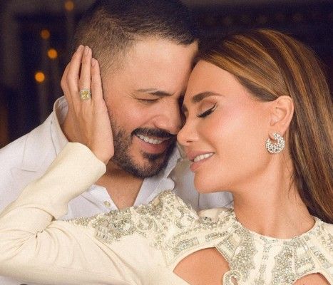 شاهد .. رامي عياش وزوجته داليدا بصورة مميزة