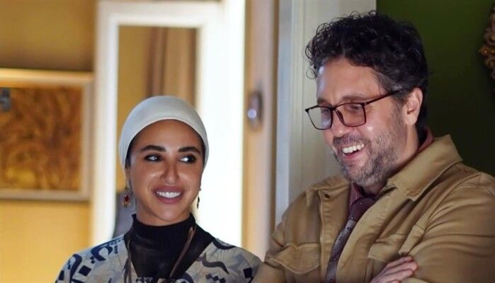 شاهد .. هشام ماجد يعتذر من آية سماحة بعد هذا المشهد - بالصور