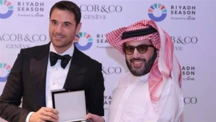 شاهد .. تركي آل الشيخ يجمع أحمد عز بنجوم عالميين في مشروع استثنائي