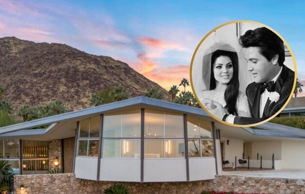 شاهد .. قصر شهر عسل إلفيس و بريسيلا بريسلي معروض للبيع بهذا المبلغ الخيالي