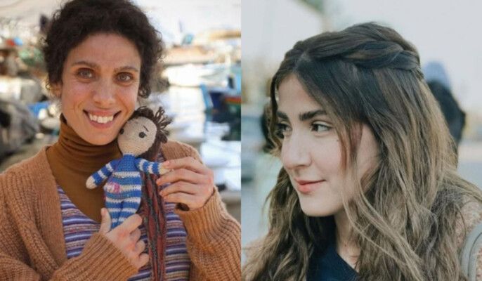 شاهد .. ماريلين نعمان وسينتيا كرم تقدمان أغنية عفوية في كواليس "بالدم"