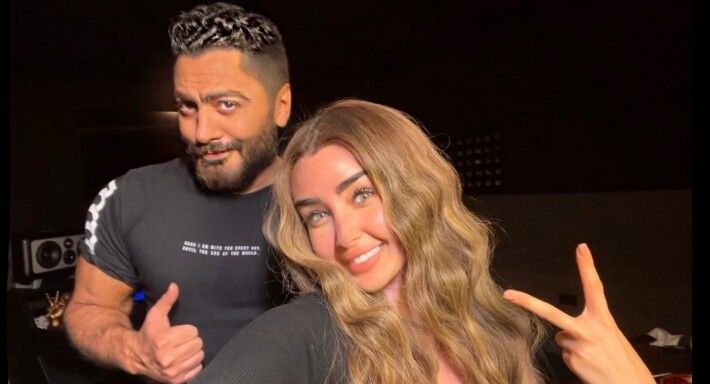 شاهد .. أيمن بهجت قمر يكشف عن بوستر فيلم تامر حسني وهنا الزاهد