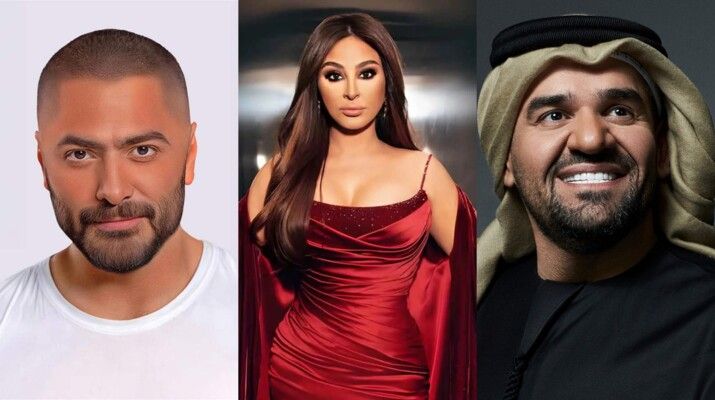 شاهد .. صور غير متوقعة لـ إليسا وحسين الجسمي وتامر حسني في طفولتهم بتقنية الذكاء الاصطناعي