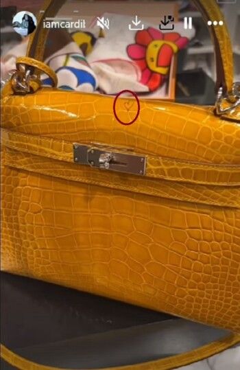 شاهد .. إبنة كاردي بي تلحق الضرر بحقيبتها التي تبلغ قيمتها 60 ألف دولار