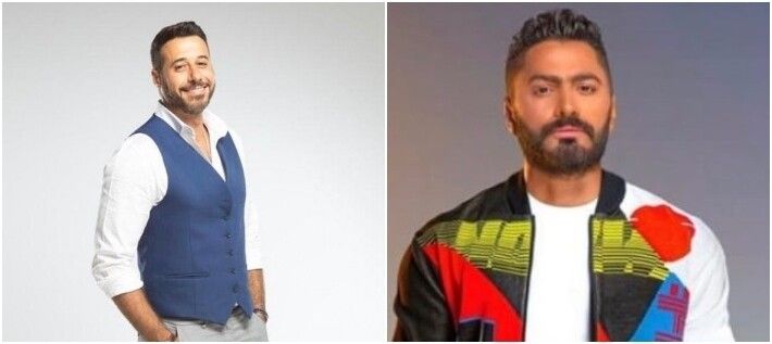 شاهد .. هكذا علق تامر حسني على أداء أحمد السعدني في "لام شمسية"