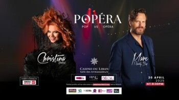 شاهد .. مارك رعيدي باز وكريستينا حداد يجمعان الأوبرا والبوب في ليلة واحدة