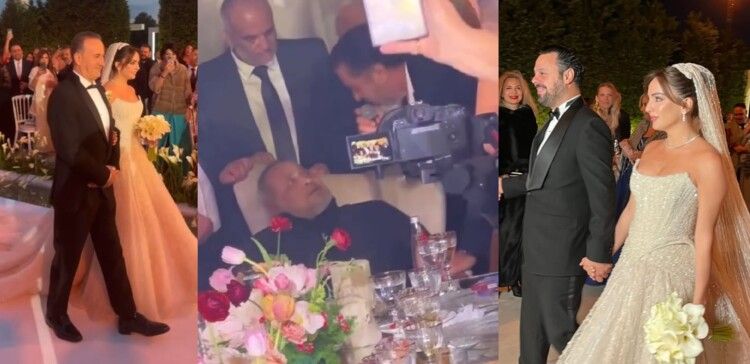 شاهد .. زفاف أسطوري لـ إبن جورج وسوف وراغب علامة يحيي الحفل (فيديو)