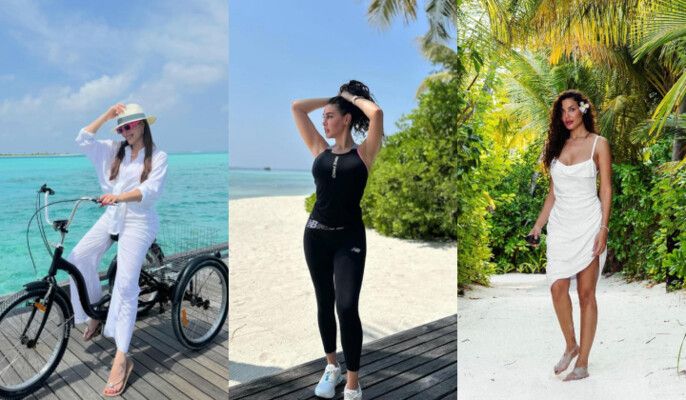 شاهد .. كيف تنسقين إطلالتك في المالديف؟ إليك أفكارا من إطلالات الفنانات!