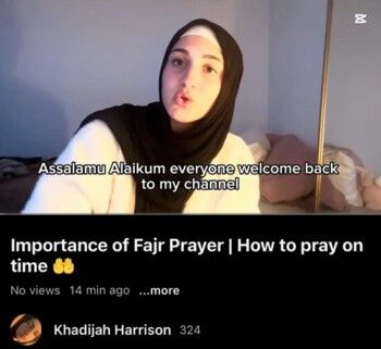 شاهد .. ابنة حلا شيحة تطل بالحجاب وتبدأ مشوارها الدعوي!